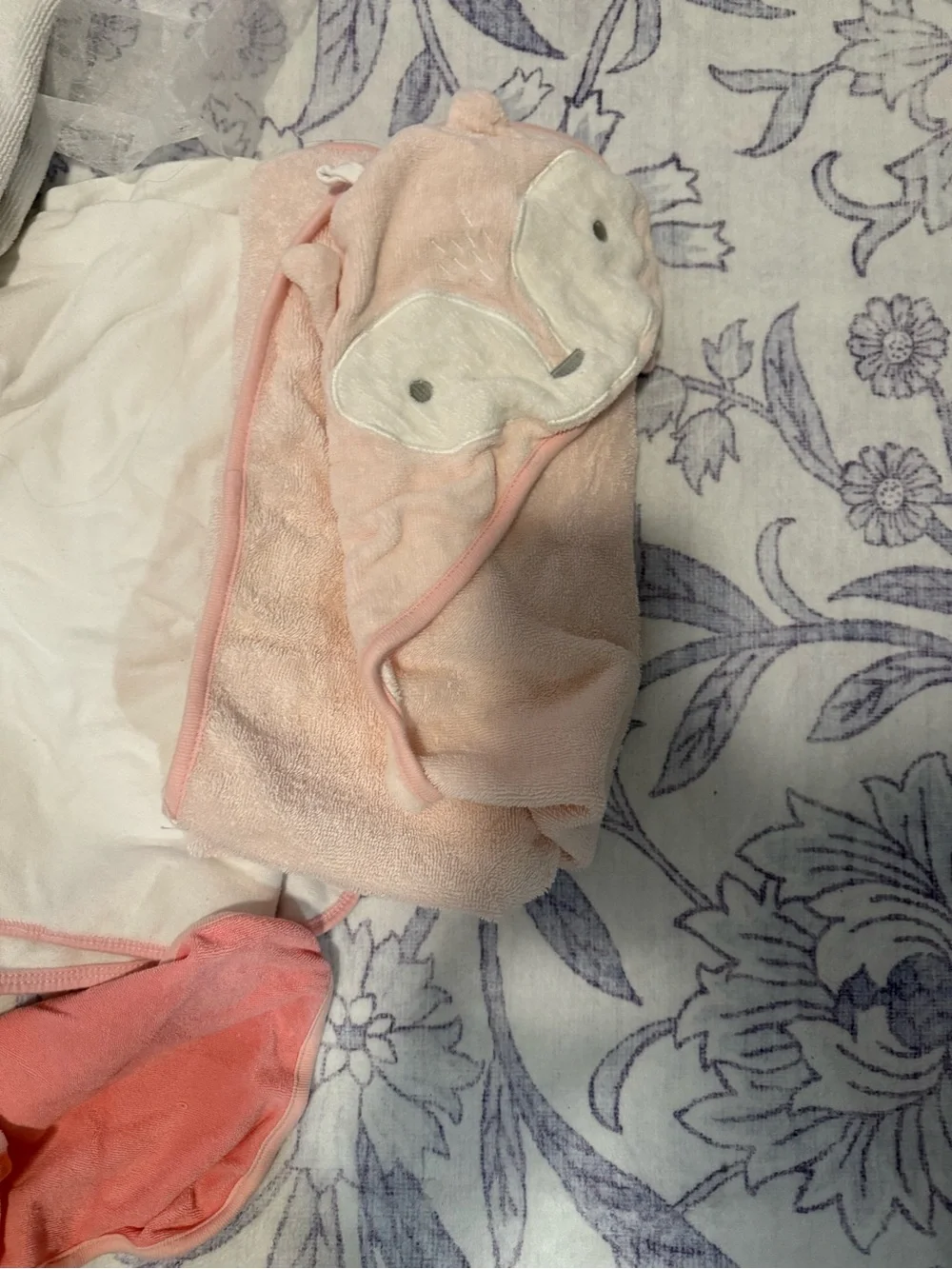 Lot of Baby Girl bath towels -